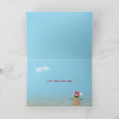 熱帯クリスマス島 カード (内部)