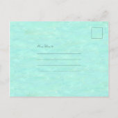 熱帯クリスマス新年のキリスト教メッセージカード シーズンポストカード (裏面)