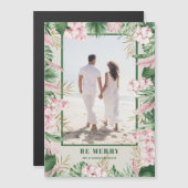 熱帯クリスマス磁気フォトカード (正面/裏面)