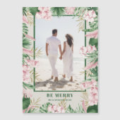 熱帯クリスマス磁気フォトカード (正面)