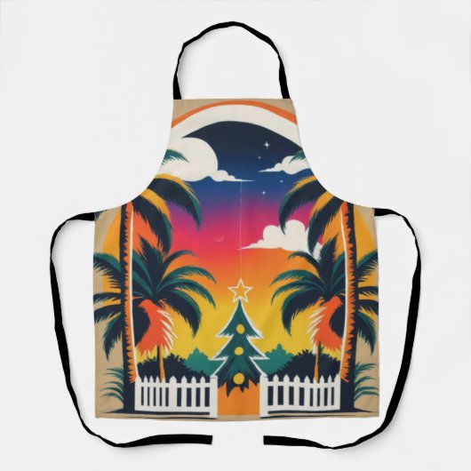 熱帯クリスマス エプロン (正面)