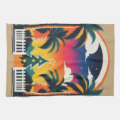 熱帯クリスマス キッチンタオル (横)