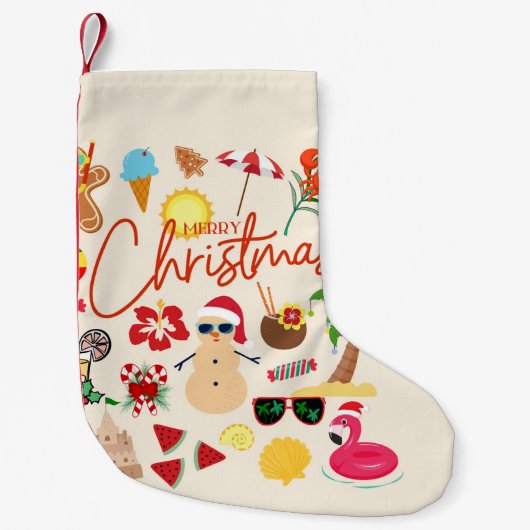 熱帯クリスマス スモールクリスマスストッキング (正面)