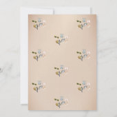 熱帯クールビーチブライダルシャワー 招待状 (裏面)