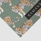 熱帯グリーンウォーターのタイガースの名前 薄葉紙 (詳細)