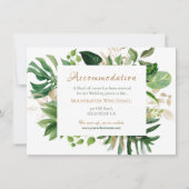 熱帯グリーンウォーター色モンステラ離れのフレーム (正面)