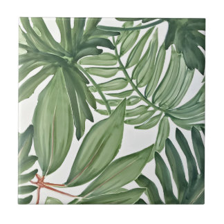 熱帯グリーンタイル タイル