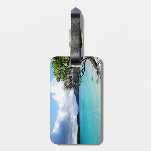 熱帯ゲタウェイ ラゲッジタグ (裏面縦)