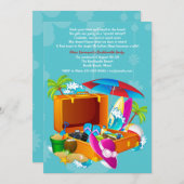 熱帯ゲッ遠くにトバチェロレッテ招待状 招待状 (正面/裏面)