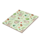 熱帯ココナッツ怠惰パターン タイル (側面)