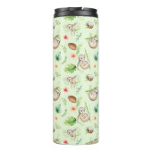 熱帯ココナッツ怠惰パターン タンブラー (裏面)