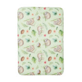 熱帯ココナッツ怠惰パターン バスマット (正面縦)