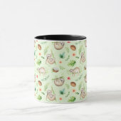 熱帯ココナッツ怠惰パターン マグカップ (中央)