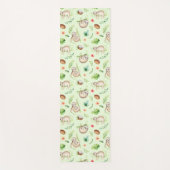 熱帯ココナッツ怠惰パターン ヨガマット (正面)