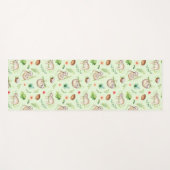 熱帯ココナッツ怠惰パターン ヨガマット (正面(横))