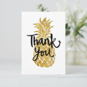 熱帯ゴールデンパイナップル感謝していのスクリプト サンキューカード (スタンド正面)