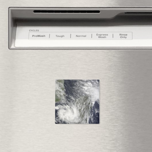 熱帯サイクロンEricとFanele マグネット (インサイチュ (食洗機))