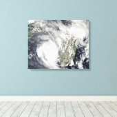 熱帯サイクロンEricとFanele 2 キャンバスプリント (インサイチュ (ウッドフロア))