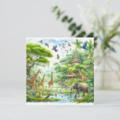 熱帯サファリージャングル 招待状 (スタンド正面)