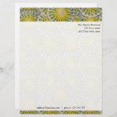 熱帯サボテンの写真のカスタムな住所 レターヘッド (正面/裏面)