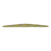 熱帯サボテンパターン緑の黄色 タイヘッドバンド (正面)