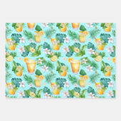 熱帯サマーラッピング紙 ラッピングペーパーシート (正面3)