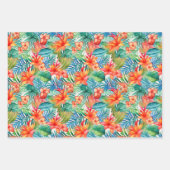 熱帯サマーラッピング紙 ラッピングペーパーシート (正面)