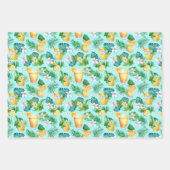 熱帯サマーラッピング紙 ラッピングペーパーシート (正面2)