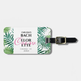 熱帯サマーリーフバチェロレッテクルーパーティー ラゲッジタグ