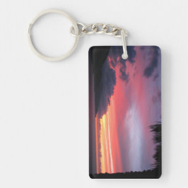 熱帯サンセットキーチェーン キーホルダー