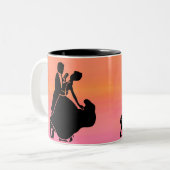 熱帯サンセットダンサー ツートーンマグカップ (正面左)