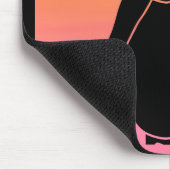 熱帯サンセットダンサー マウスパッド (コーナー)