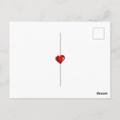 熱帯サンセットパームツリー ポストカード (裏面)