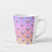 熱帯サンセットピンクフラミンゴ カフェラテマグ (右)