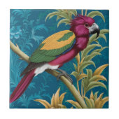熱帯シノワスリーのオウムのタイル タイル (正面)