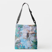 熱帯シュルレアリズムファンタジー クロスボディバッグ (裏面)