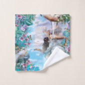 熱帯シュルレアリズムファンタジー バスタオルセット (ウォッシュタオル)