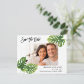 熱帯シュロの葉は日付カードを救います セーブザデート (スタンド正面)