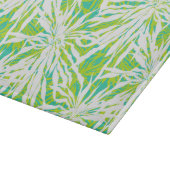 熱帯シュロの葉パターン カッティングボード (角)