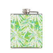 熱帯シュロの葉パターン フラスク (裏面)