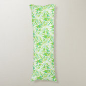 熱帯シュロの葉パターン ボディピロー (正面縦)