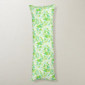 熱帯シュロの葉パターン ボディピロー (裏面 (縦))
