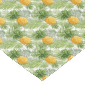 熱帯シュロの葉及びパイナップル テーブルクロス (アングル)