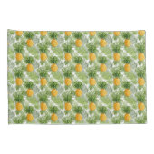 熱帯シュロの葉及びパイナップル 枕カバー (裏面-右)