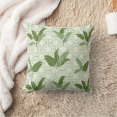 熱帯シュロの葉 クッション (ブランケット)