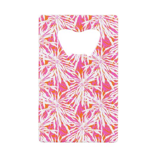 熱帯シュロの葉 クレジットカード栓抜き (正面)