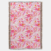 熱帯シュロの葉 スローブランケット (正面縦)