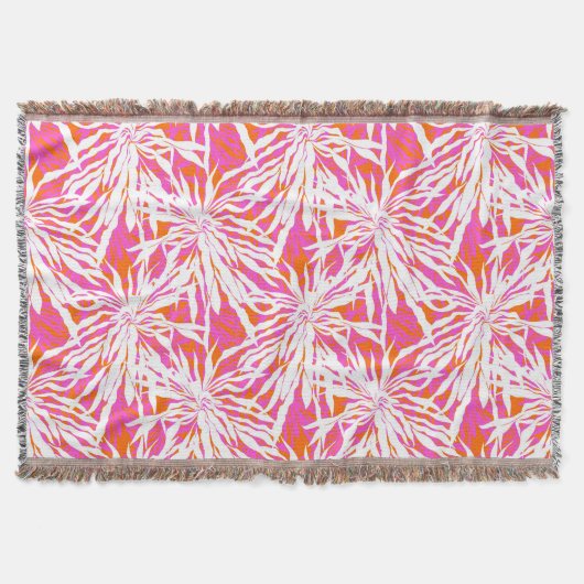 熱帯シュロの葉 スローブランケット (正面)