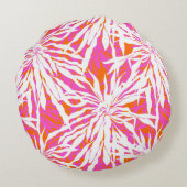 熱帯シュロの葉 ラウンドクッション (裏面)