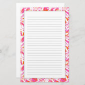 熱帯シュロの葉 便箋 (正面/裏面)